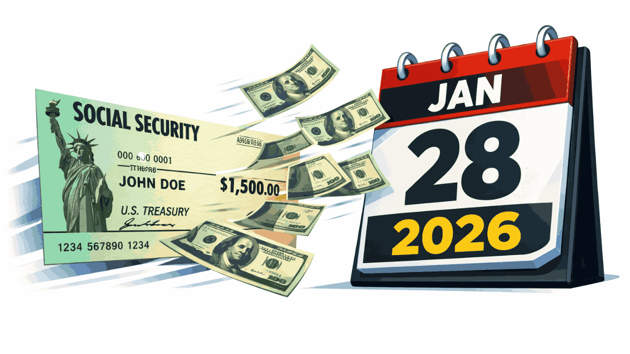 Social Security payments up to $5,181 arriving January 28 2026