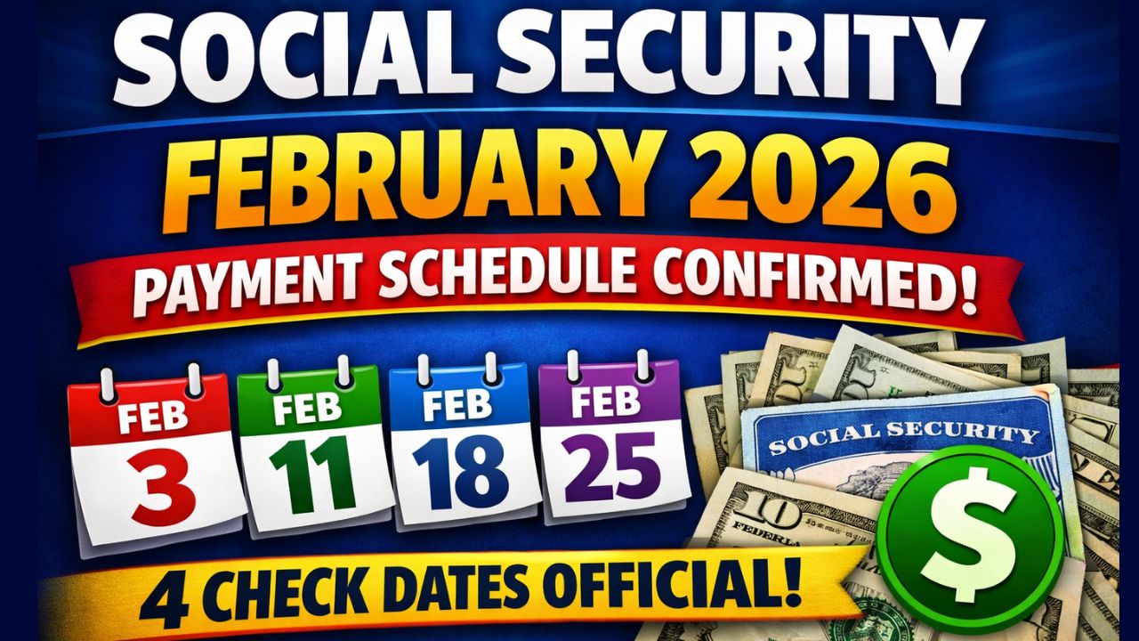 Social Security February 2026 Payment Schedule Confirmed — 4 Check Dates Official