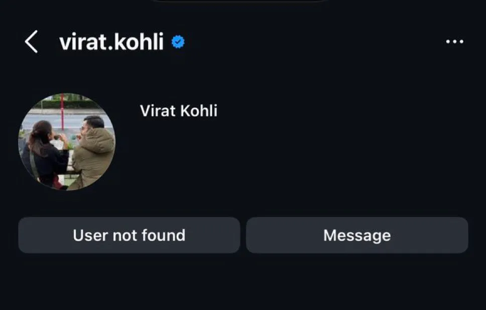 Virat Kohli’s Instagram Deactivated, Fans Left Shocked