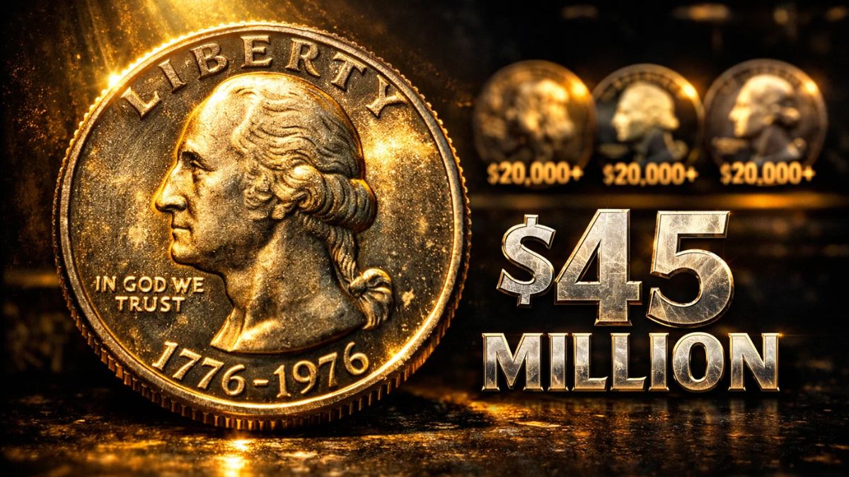2026 Rare Bicentennial Quarter Worth Nearly $45 Million – Plus 4 More Valued Over $20,000