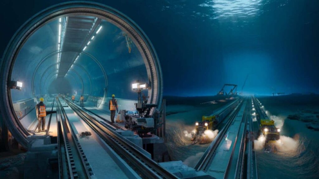 Engineers confirm construction has begun on a vast underwater rail line designed to link entire continents through a deep-sea tunnel