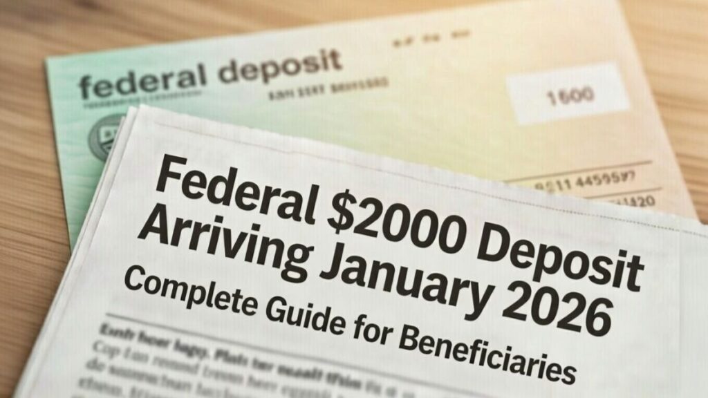 Federal $2,000 Payment Coming February 2026 Complete Guide for Beneficiaries
