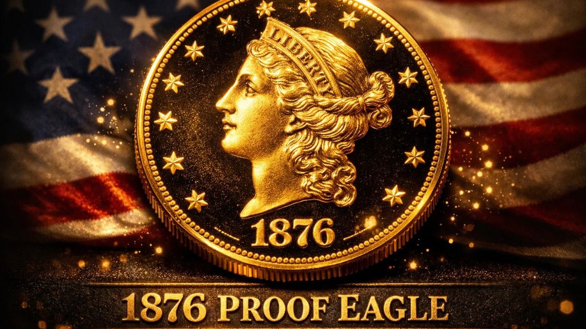 The Gold of America’s 100th Birthday: The Finest Known 1876 Proof Eagle