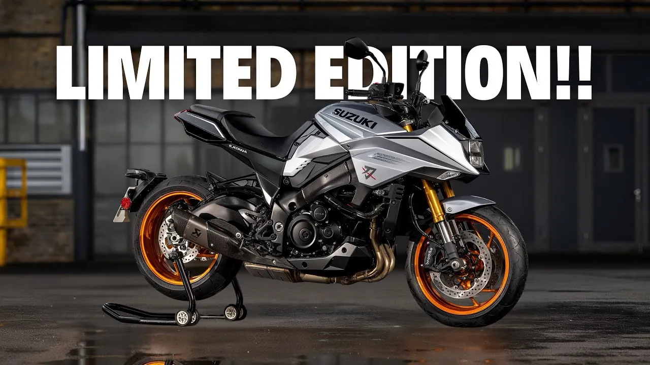 Suzuki Katana Special Edition Revealed With Premium Design and Akrapovic Exhaust