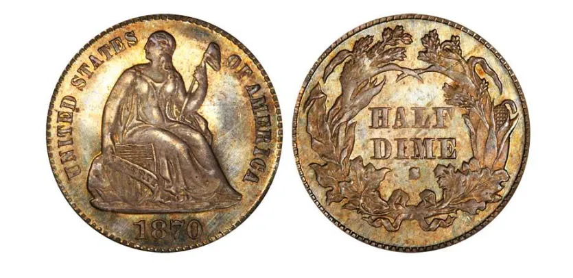 The 1870-S Half Dime