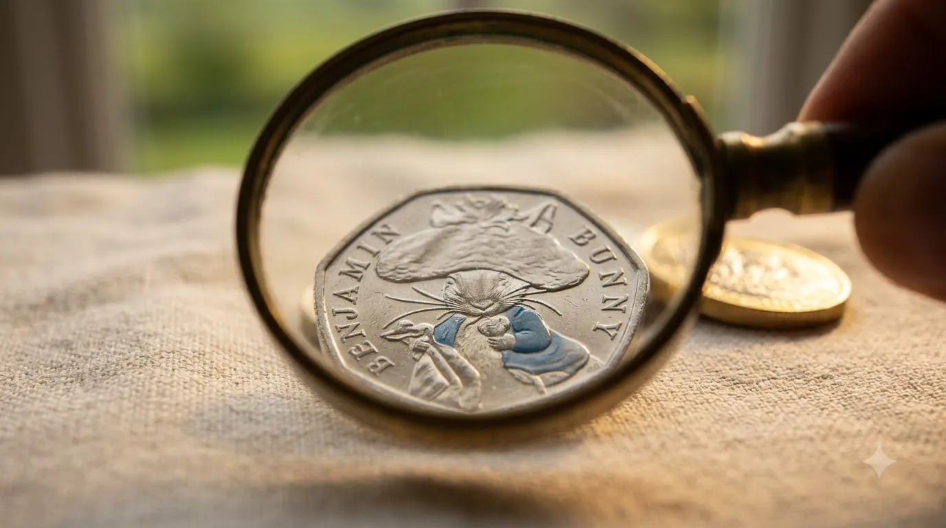 Benjamin Bunny 50p Coin Listed on eBay for £25,000 What Is a Beatrix Potter 50p Really Worth